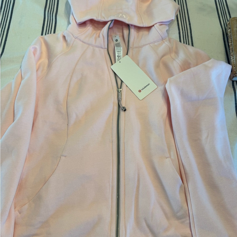 Lululemon Light Pink Hooded Jacket